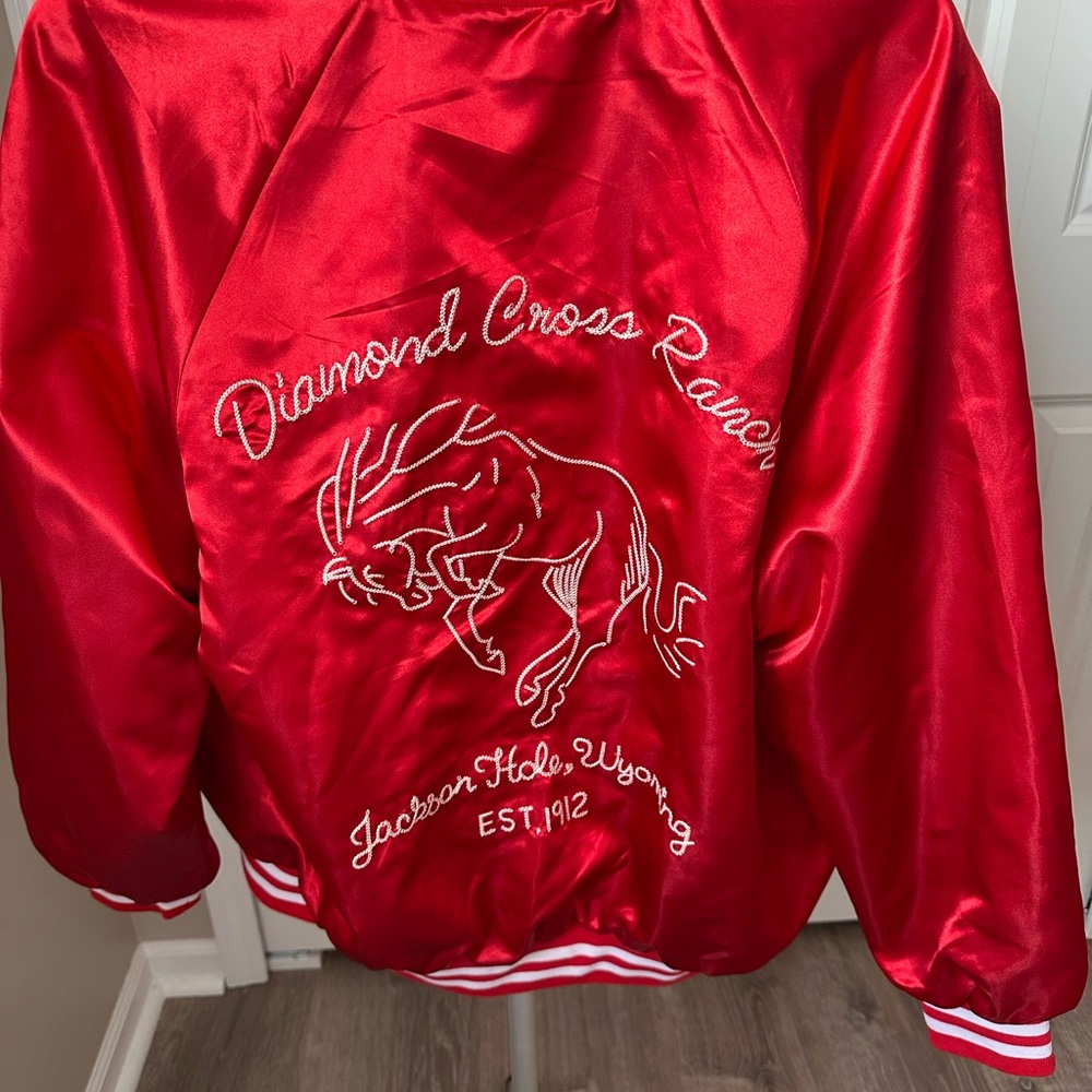 Z Supply Red Graphic Jacket